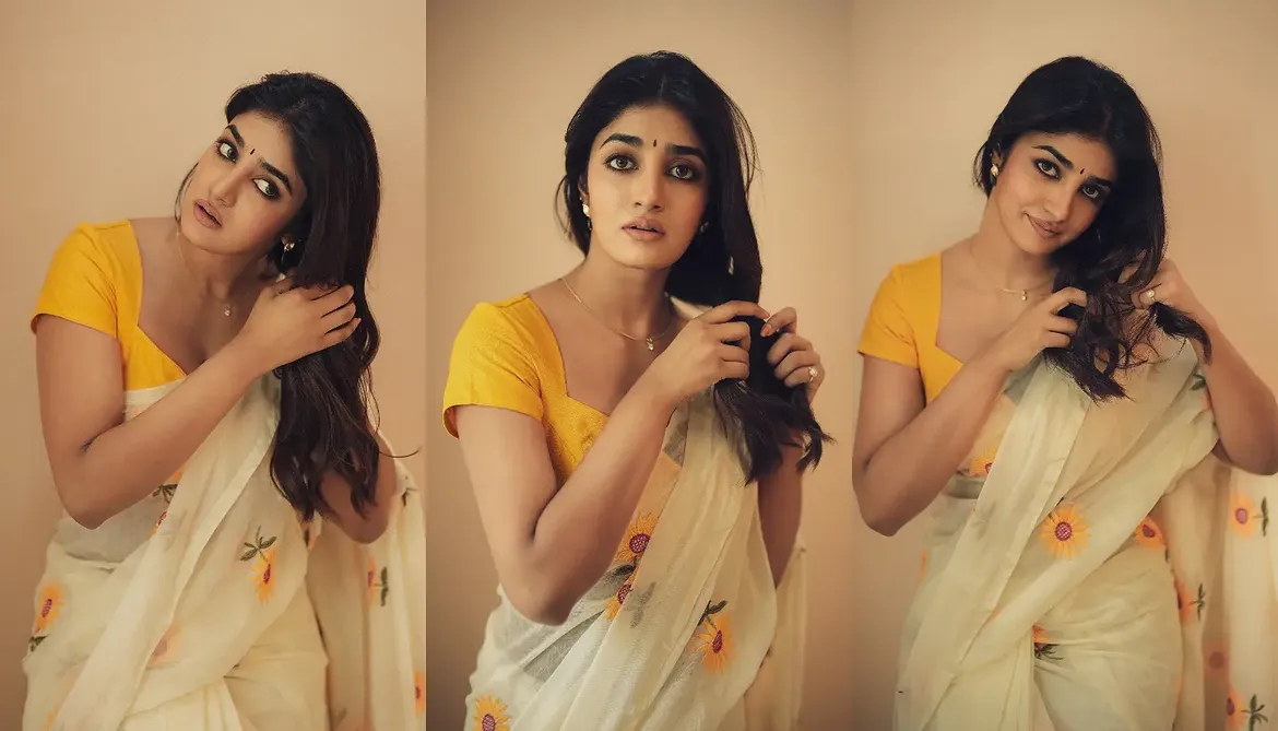 Dimple Hayathi Stunning Looks in Saree