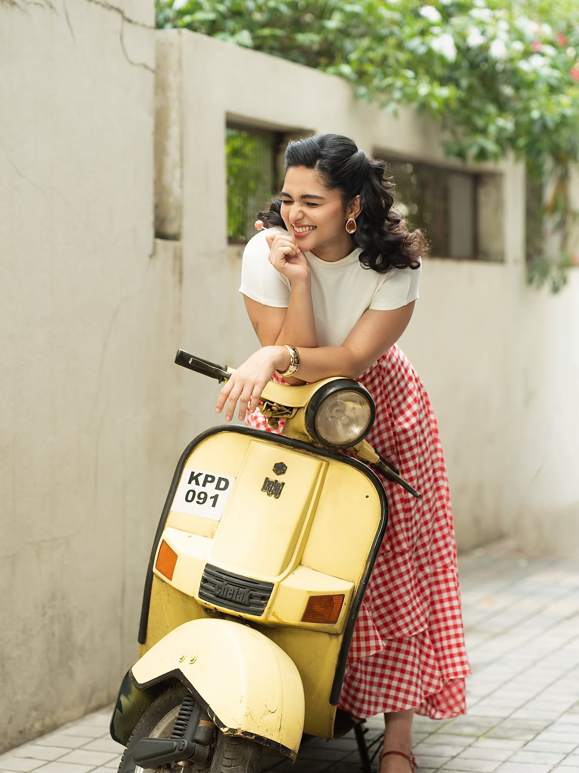 Kayadu Lohar Cute Retro Looks