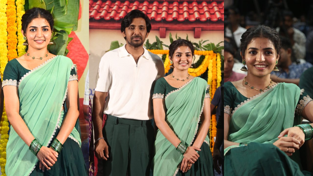 Nagadurga : హాఫ్ శారీలో నాగదుర్గ.. ఇడుపు కాయితం ఈవెంట్లో సందడి..