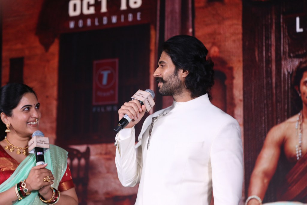 Vijay Deverakonda Rashmika Mandanna Ranabaali Trailer Launch Event