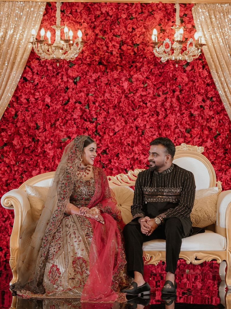 Shamna Kasim Shares Photos with Husband on Wedding Anniversary