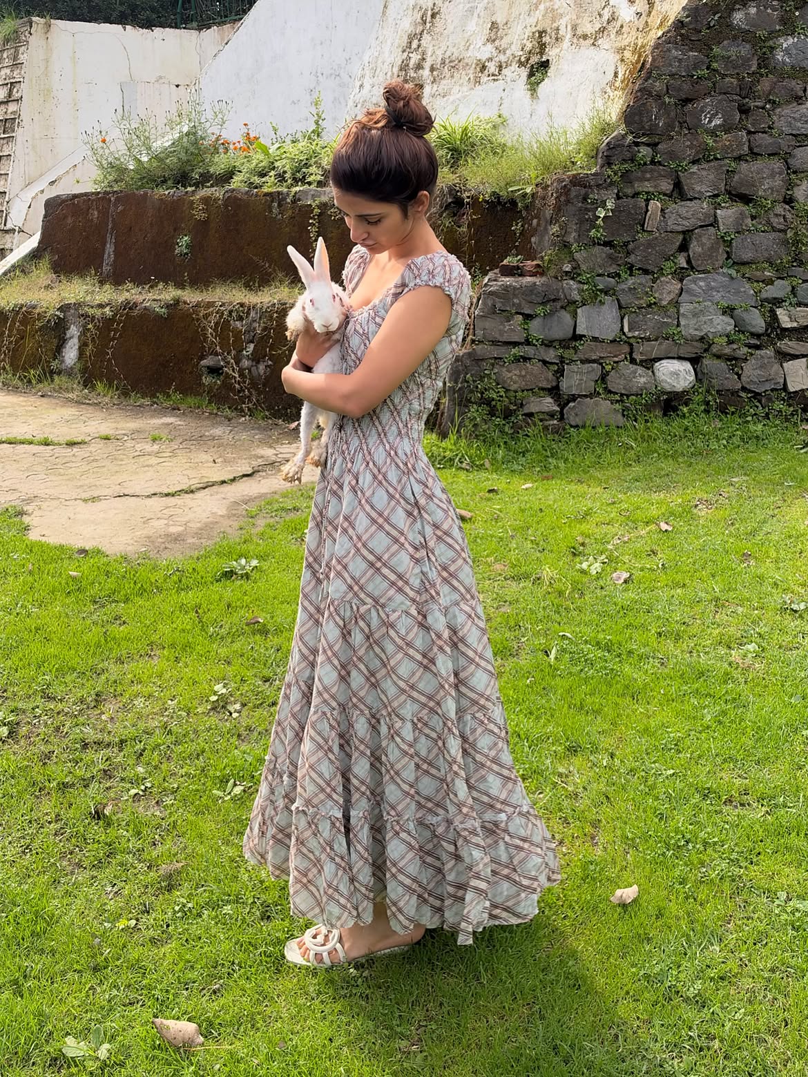 Sreeleela Playing with Rabbits